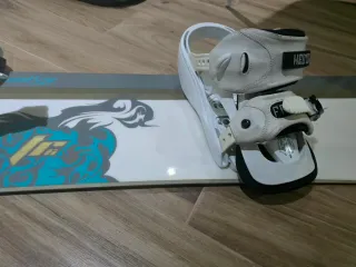 Tabla Snowboard + Fijaciones