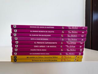 Lote LIBROS 8 Tea Stilton + 2 Geronimo Stilton