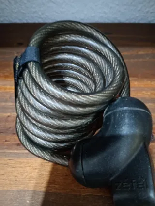 Candado de cable Zéfal, cable acero. Nuevo.