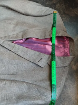 Blazer Nueva Lino Algodón Vintage Talla M