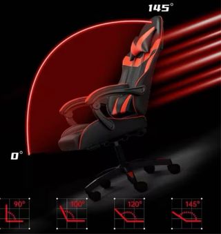 Silla Gaming Negra y Roja Nueva