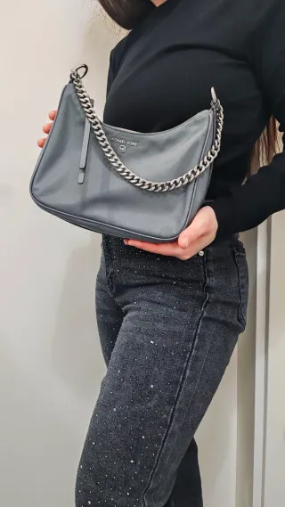 Borsa Michael Kors tracolla grigia