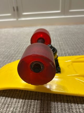 Skate amarillo Oxelo compacto