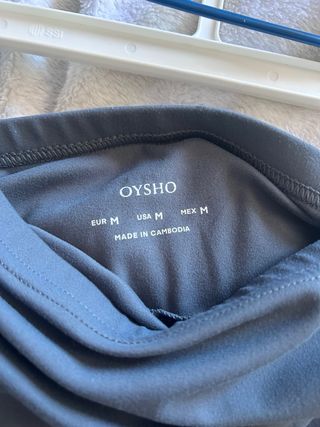 Leggings premamá Oysho grises