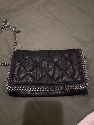 Borsa Stella McCartney nera con catena