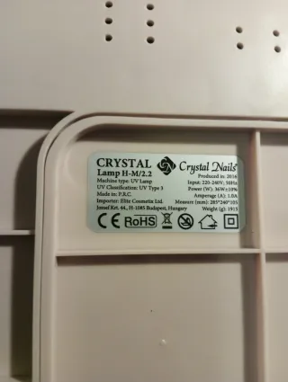Lampada Unghie UV Crystal Nails