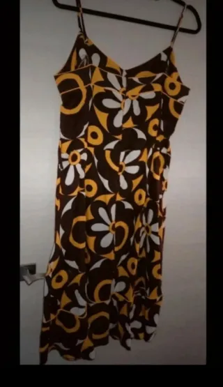 Vestido tirantes estampado floral talla 44