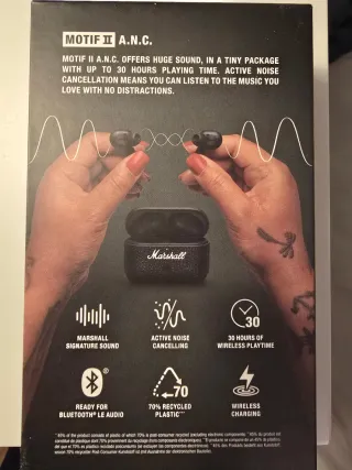 Auriculares Marshall Motif II A.N.C. Nuevos