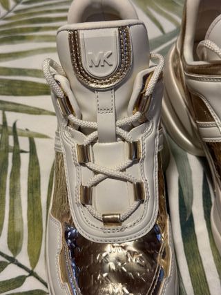 Zapatillas Michael Kors Olympia Oro/Blanco