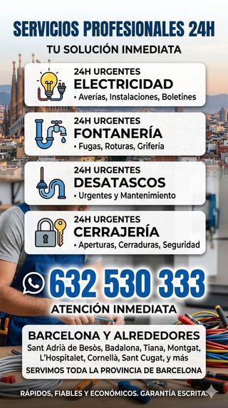 Electricidad,fontaneria,desatascos