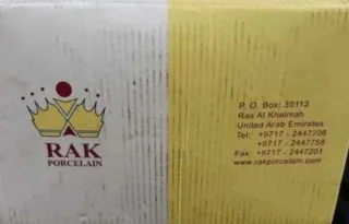 3 Lotes platosPorcelana RAk Emiratos Árabes Unidos