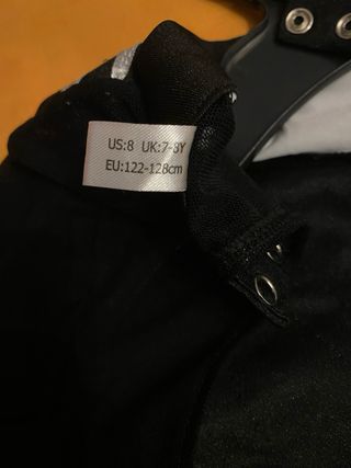 Disfraz baile bailarina mallot patinadora 7-8 años