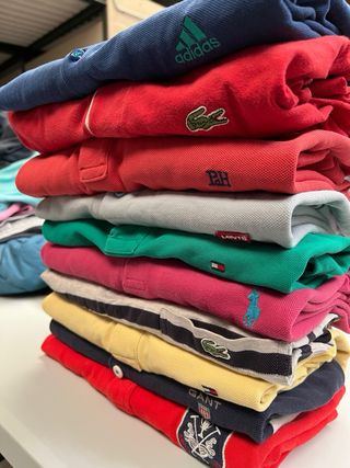 Polos de marca vintage a 5€ la unidad