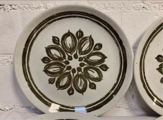 6 platos vintage Biltons Ironstone diseño floral