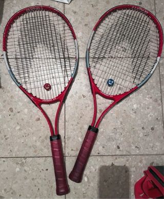 2 Raquetas Tenis Junior Rojas