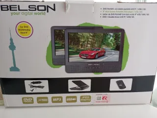 DVD portátil Belson doble pantalla