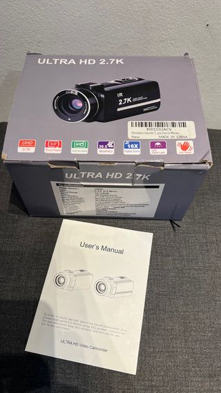 Cámara Blogger 2.7K Ultra HD
