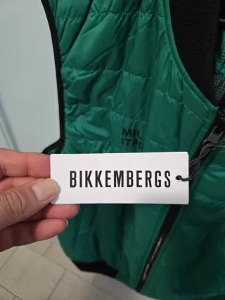 Gilet Bikkembergs reversibile verde taglia S