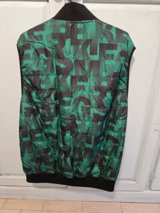 Gilet Bikkembergs reversibile verde taglia S