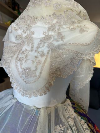 Falda Fallera con manteletas