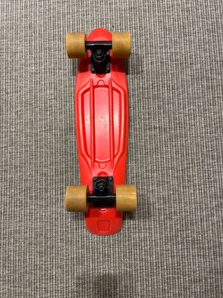 Skate rosa con textura tipo cera