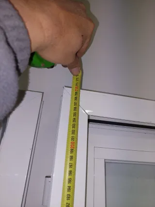 Puerta doble de cristal para local