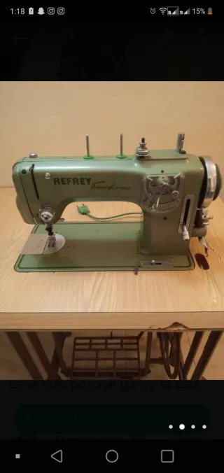Máquina de coser Refrey