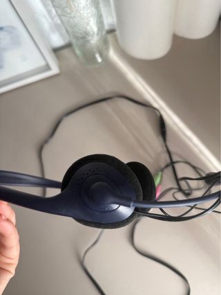 Auriculares con micrófono y 2 conectores