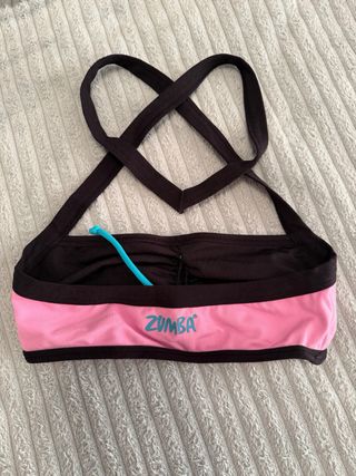 Ropa Zumba Mujer Rosa y Morado