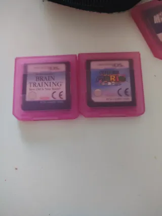 Nintendo DS Rosa + Blanca + 4 juegos