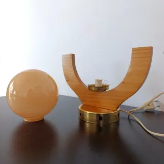 Lámpara mesa años 70