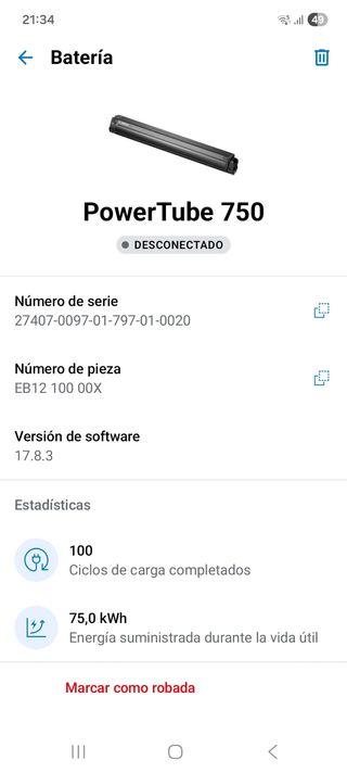 Bici Conway Cairon 0.5 Motor Bosch 750