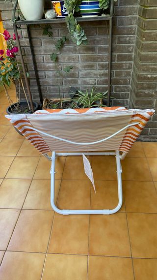 2 Tumbonas Plegables Playa/Terraza