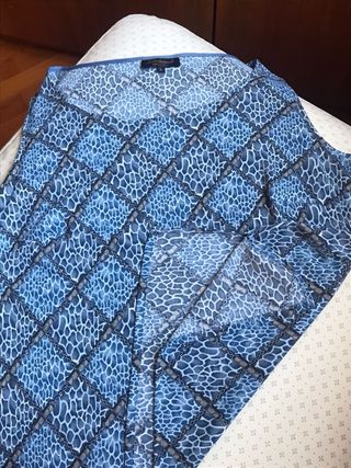 Top Luisa Spagnoli azzurro Taglia L