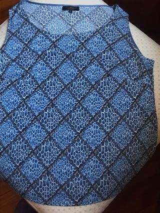 Top Luisa Spagnoli azzurro Taglia L