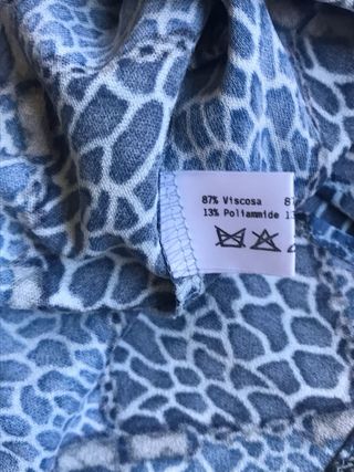 Top Luisa Spagnoli azzurro Taglia L