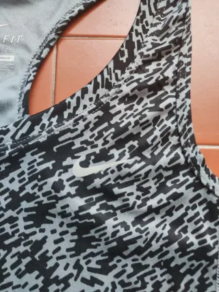 Nike Pro Miler Tank Donna | Taglia M | Grigio/Nero