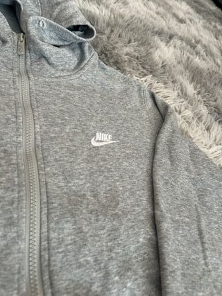 Sudadera Nike Gris con Cremallera