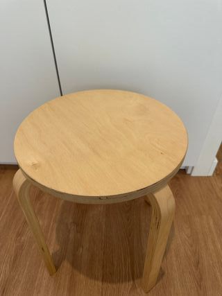 Taburete IKEA FROSTA Madera Vintage