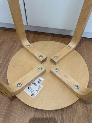 Taburete IKEA FROSTA Madera Vintage