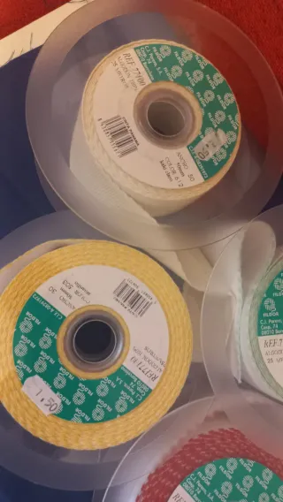 cinta Panamá para punto de cruz 3 y 5 cm ancho.