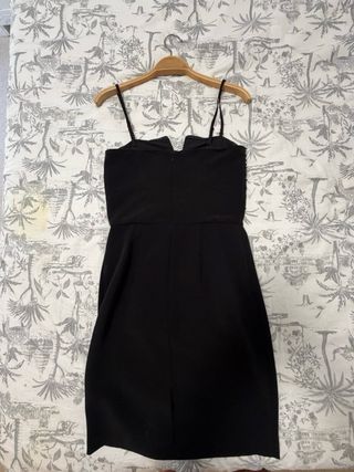Vestido fiesta Morgan pedrería negro