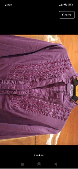 Vestido An Gel joya morado