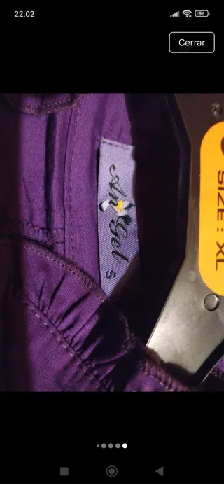 Vestido An Gel joya morado
