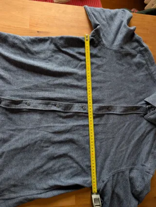 Massimo Dutti Camisa Azul Tejido Italiano