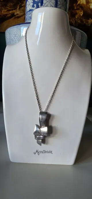 Gargantilla de plata paloma canivet