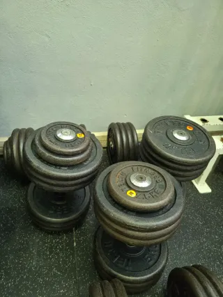 Mancuernas Telju Fitness 35,37'5 y 40kg.