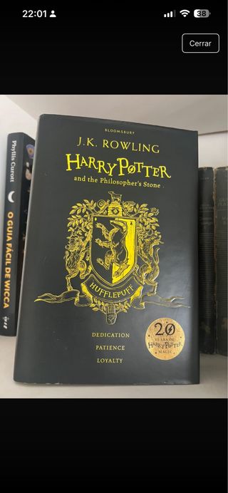 Libro harry potter 1 en ingles edicion especial