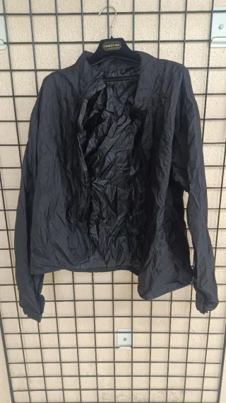 Chaqueta moto retro negra