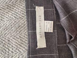 Falda Springfield cuadros gris Talla S